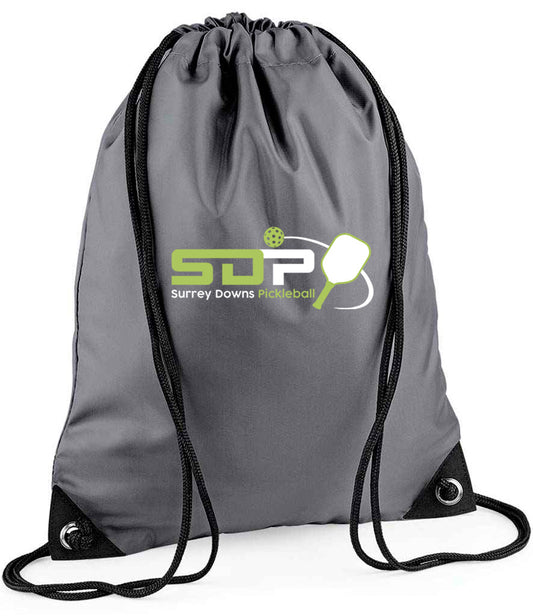 Surrey Downs Pickleball Club Gym Sack [Colour - Charcoal)
