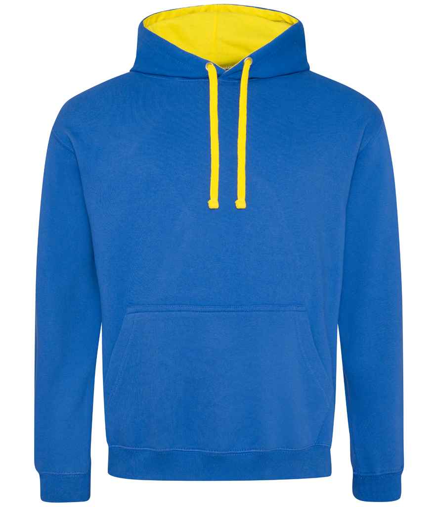 Royal blue and yellow hoodie on sale