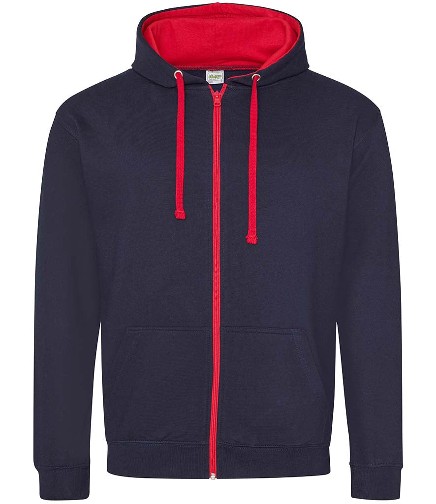Heart of England Unisex Contrast Zoodie