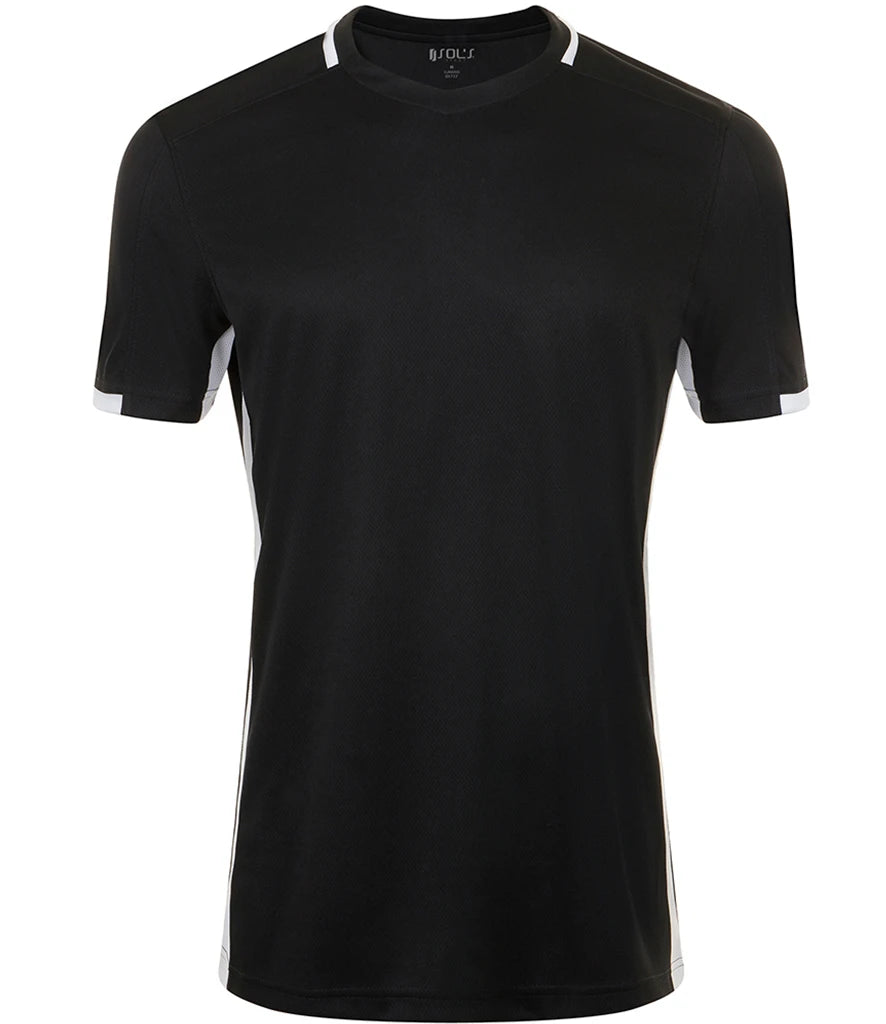 Premium Player Top - Black With White Trim
