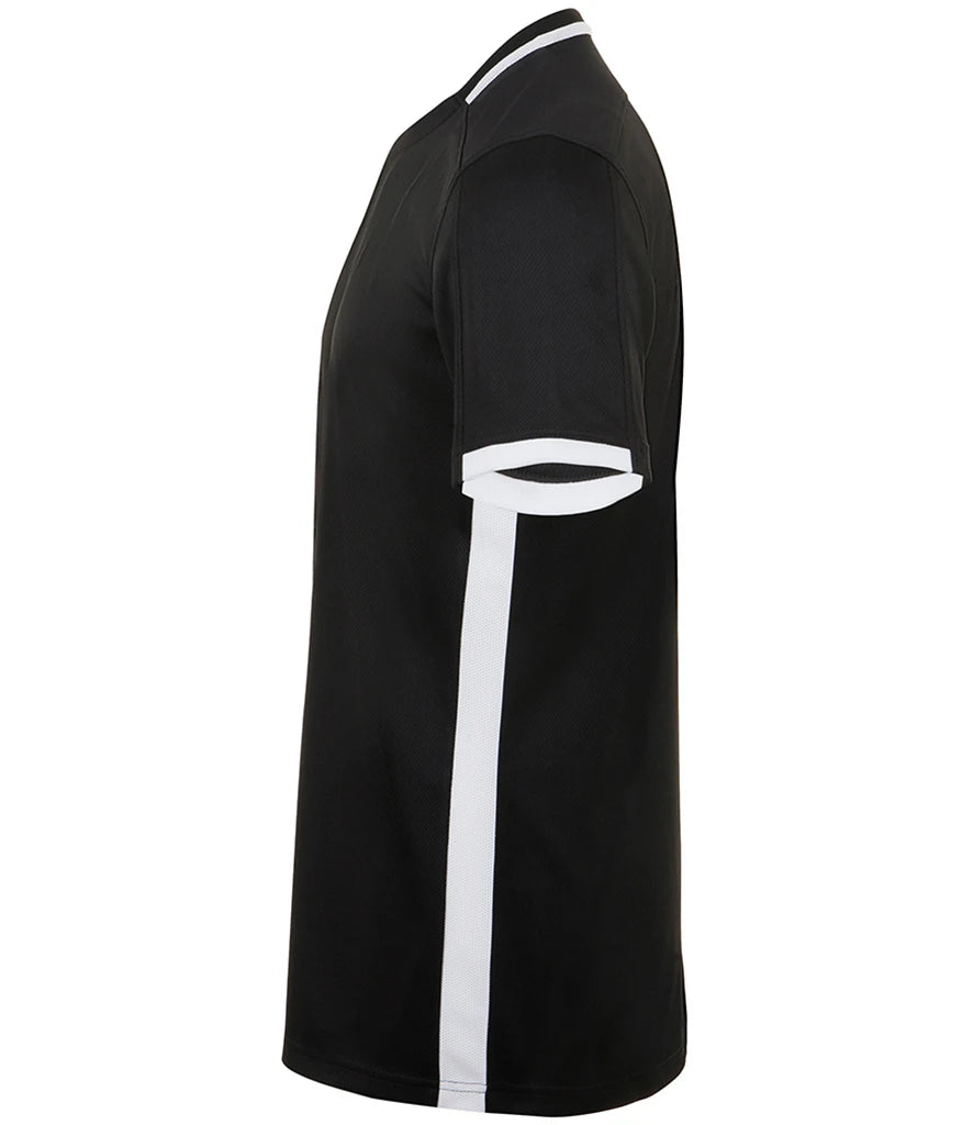 Premium Player Top - Black With White Trim