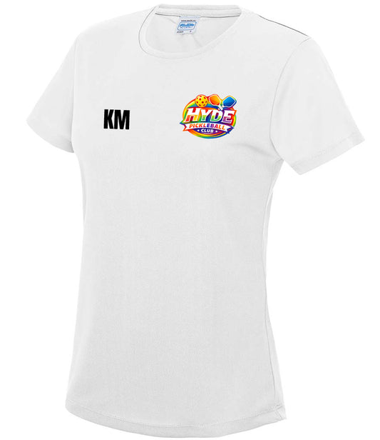 Hyde Pickleball Ladies Cool T Player Top [Colour - Arctic White]