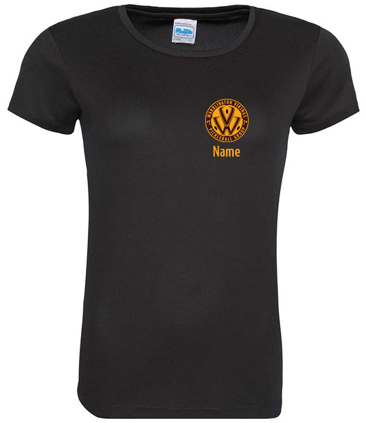 Warblington Vikings Ladies Cool T Player Top [Colour - Jet Black]