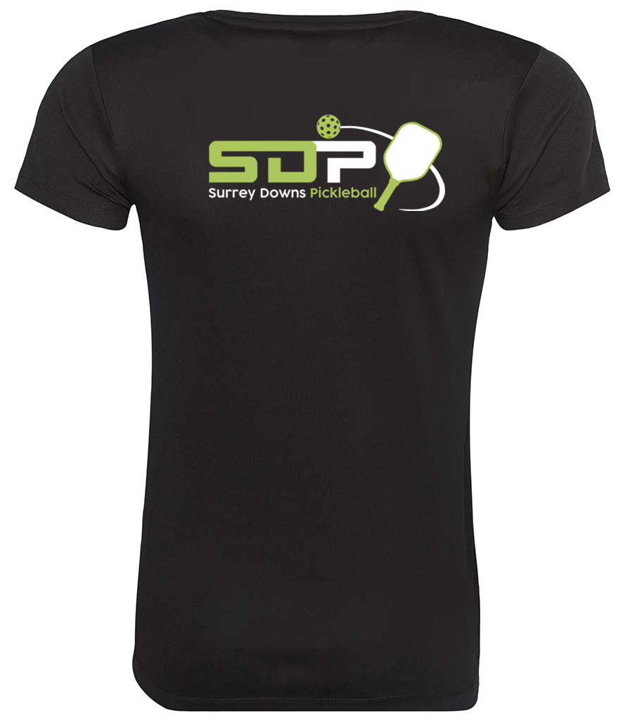 Surrey Downs Ladies Cool T Smooth Player Top [Colour - Black]
