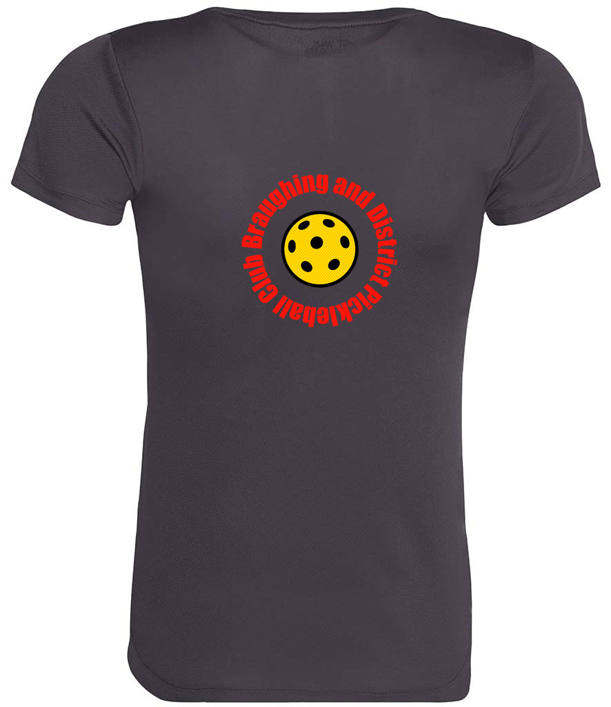 BaD Pickleball Ladies Player Top [Colour - Charcoal]