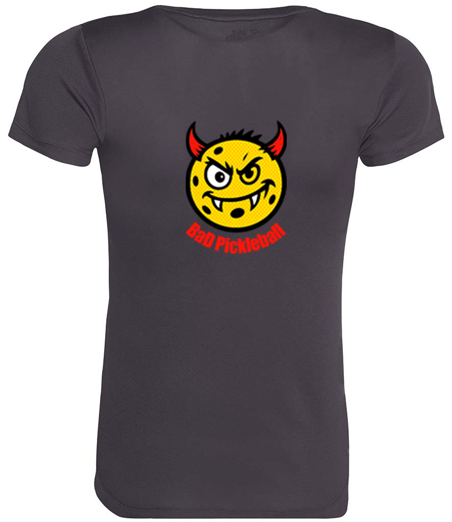 BaD Pickleball Ladies Player Top [Colour - Charcoal]