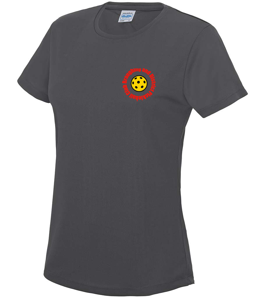 BaD Pickleball Ladies Player Top [Colour - Charcoal]