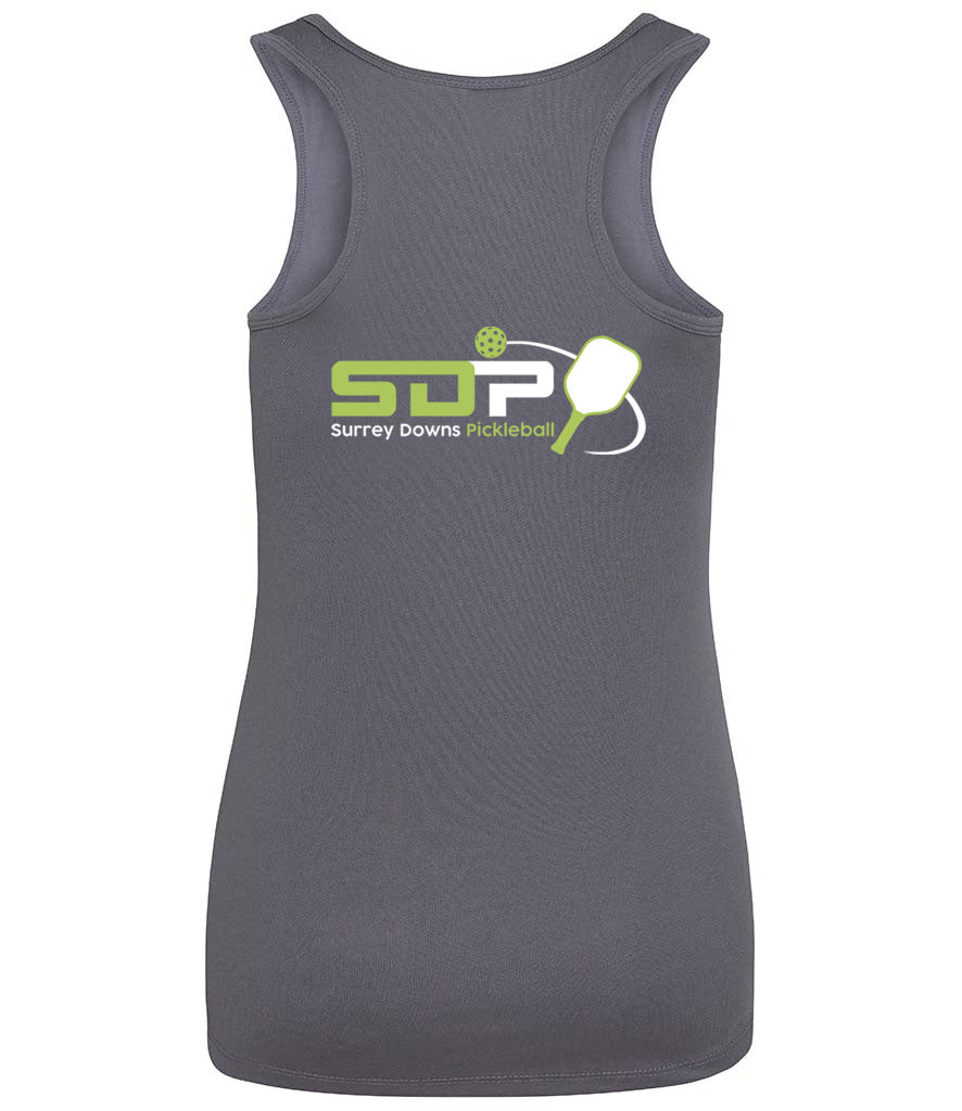 Surrey Downs Pickleball Ladies Player Vest [Colour - Charcoal]