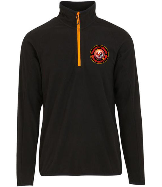 Gloucester Phoenix Unisex Fleece [Colour - Black with Orange Zipper]