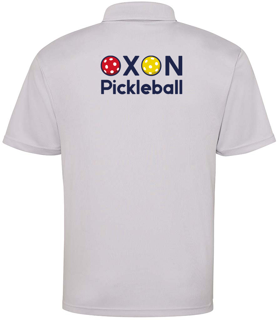 Oxon Pickleball Unisex Polo Top [Colour - Heather Grey]