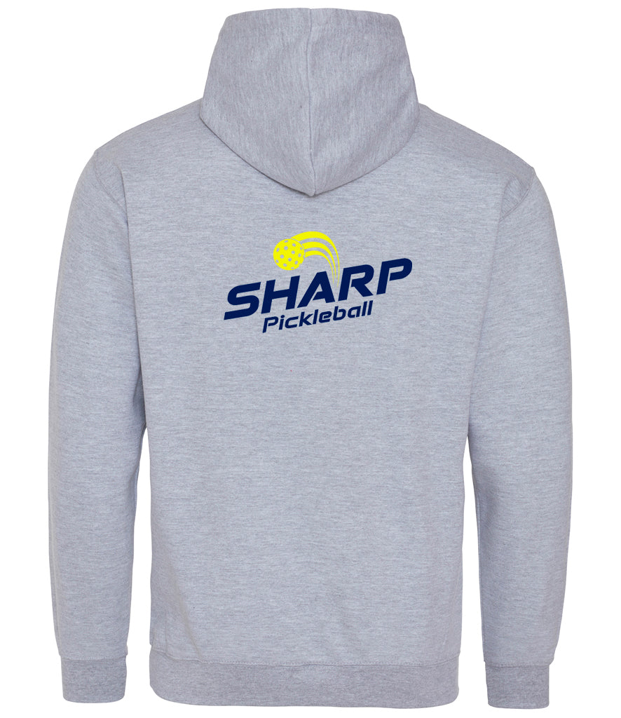 SHARP Pickleball Contrast Hoodie [Colour - Heather Grey/Sapphire Blue]