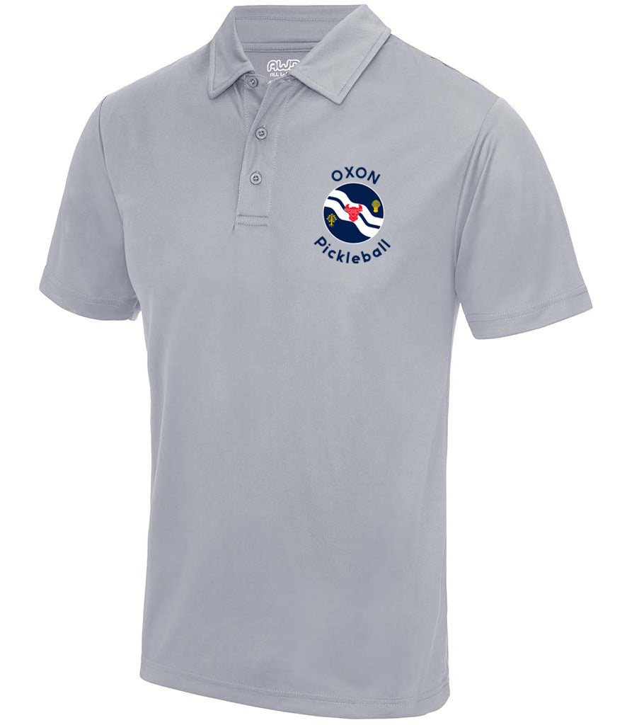 Oxon Pickleball Unisex Polo Top [Colour - Heather Grey]