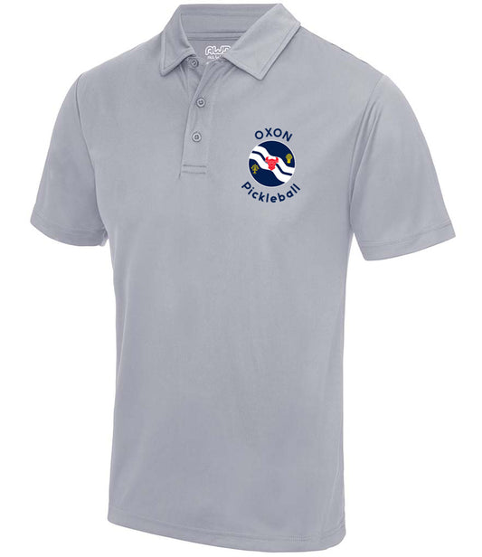 Oxon Pickleball Unisex Polo Top [Colour - Heather Grey]