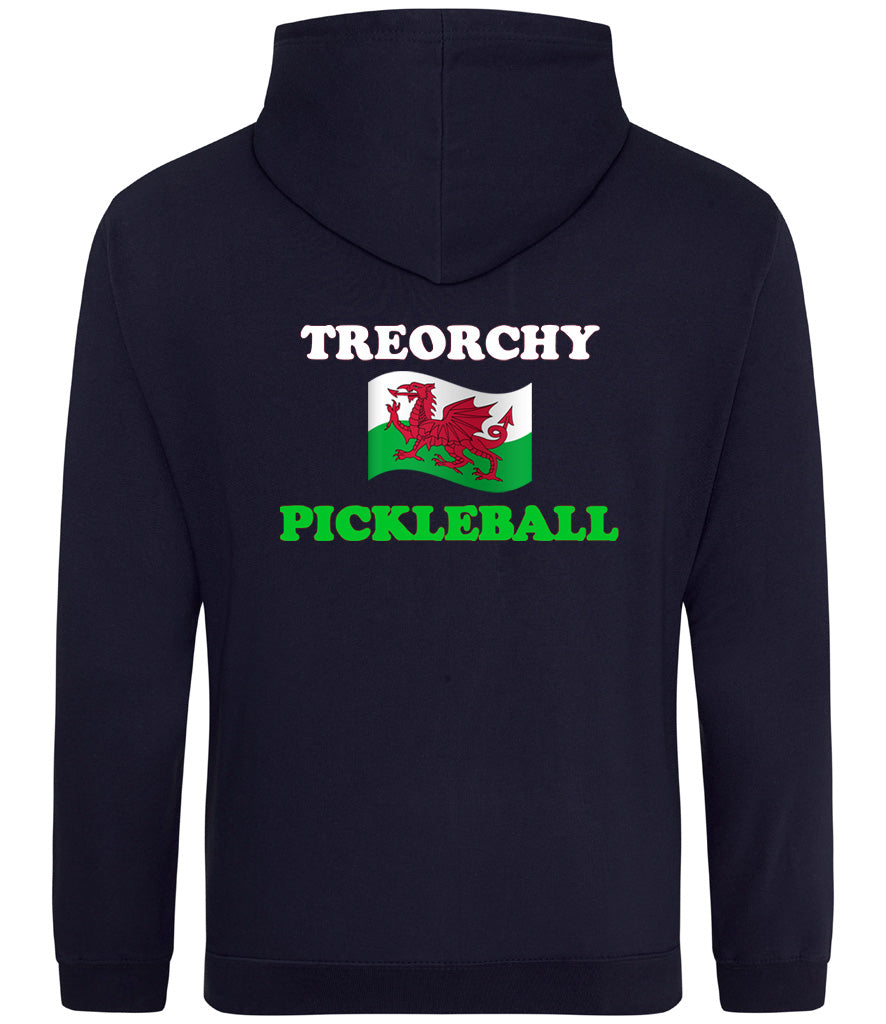 Treorchy Pickleball Club Unisex Hoodie [Colour - French Navy]