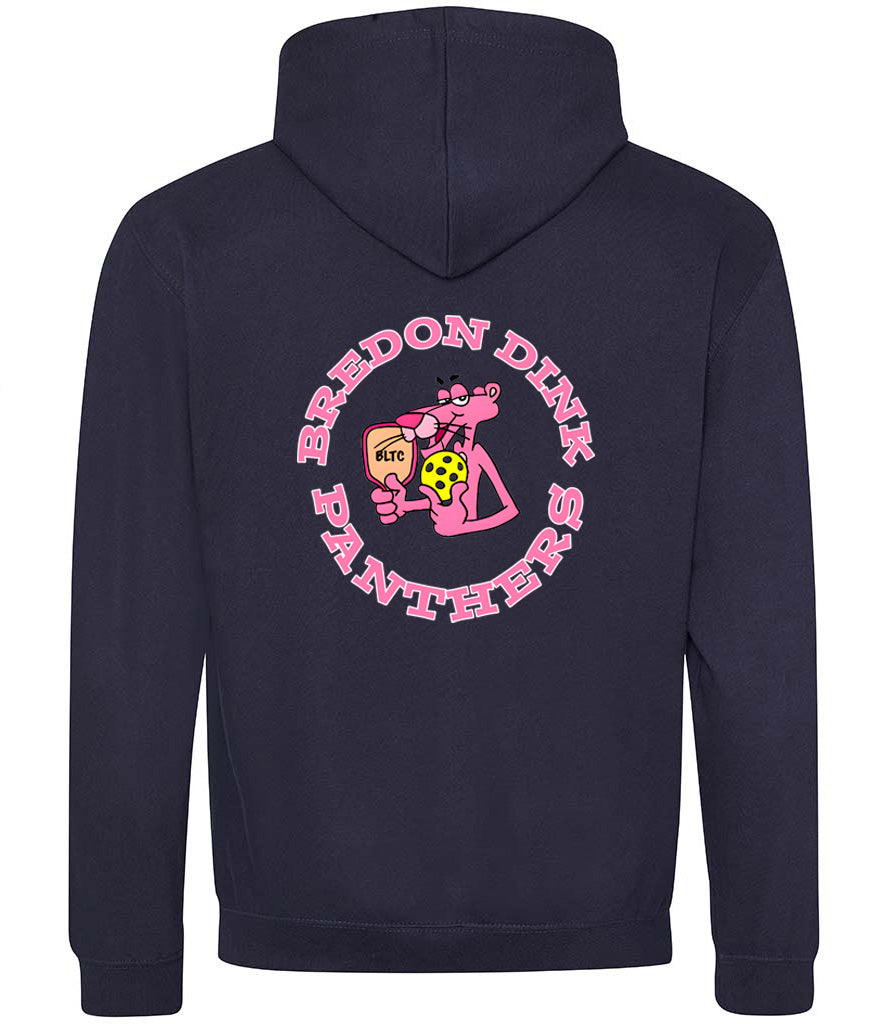 Bredon Dink Panthers Unisex Contrast Hoodie [Colour - French Navy/Fire Red]