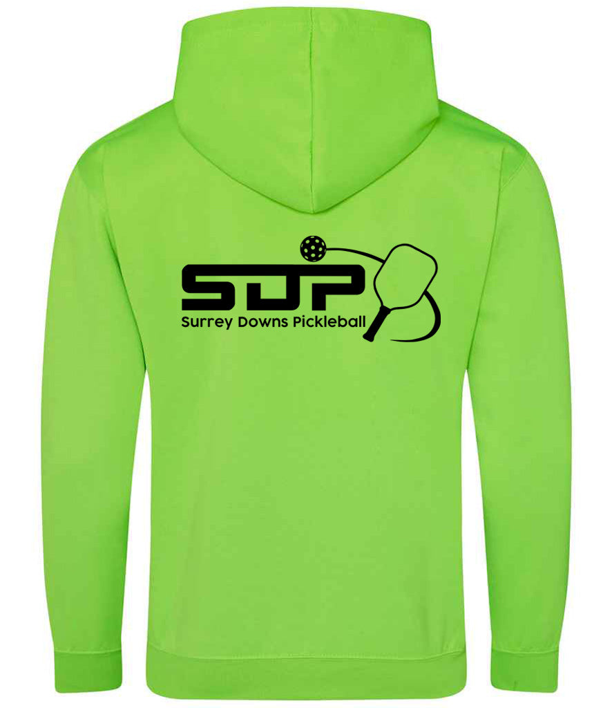 Surrey Downs Pickleball Unisex Hoodie [Colour - Electric Green]