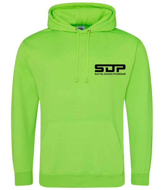 Surrey Downs Pickleball Unisex Hoodie [Colour - Electric Green]