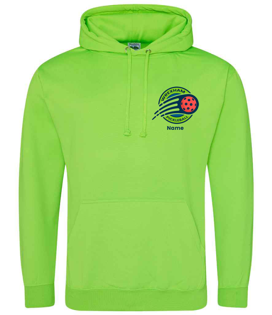 Wrexham Pickleball Club Unisex Hoodie [Colour - Electric Green]