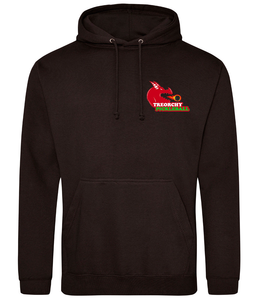 Treorchy Pickleball Club Unisex Hoodie [Colour - Jet Black]