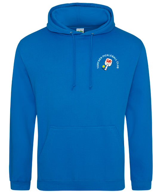Torfaen Pickleball Club Unisex Hoodie [Colour - Sapphire Blue]