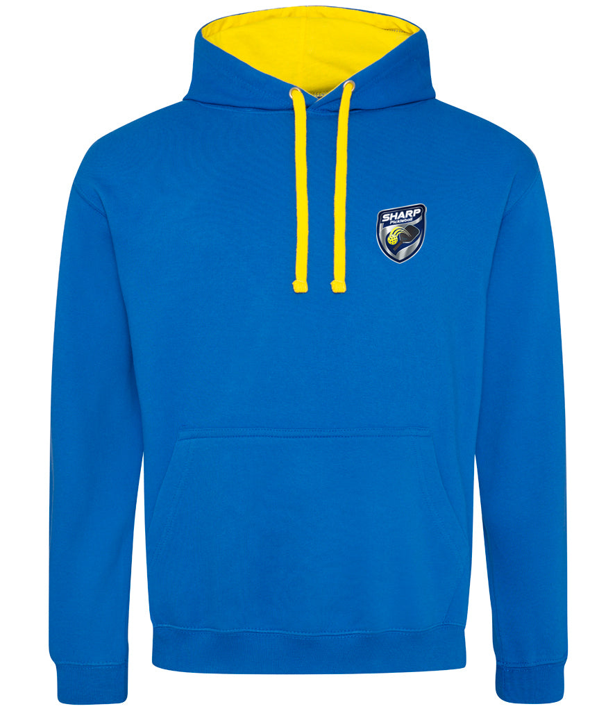 SHARP Pickleball Contrast Hoodie [Colour - Royal Blue/Sun Yellow]