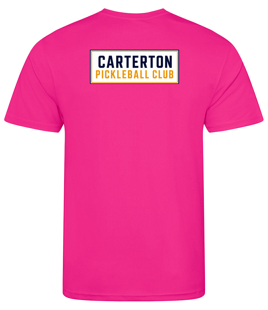 Carterton Pickleball Club Unisex Player Top [Colour – Hyper Pink]