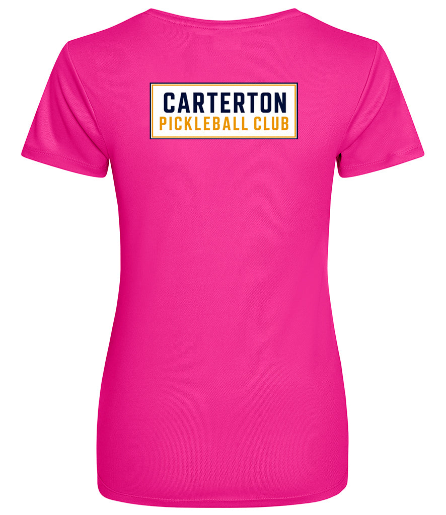 Carterton Pickleball Club Ladies Player Top [Colour – Hyper Pink]