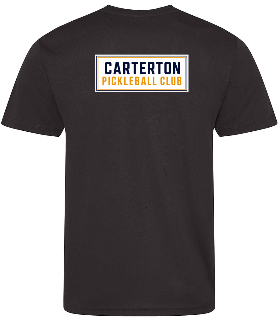 Carterton Pickleball Club Unisex Player Top [Colour – Jet Black]