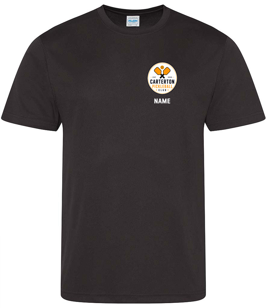 Carterton Pickleball Club Unisex Player Top [Colour – Jet Black]