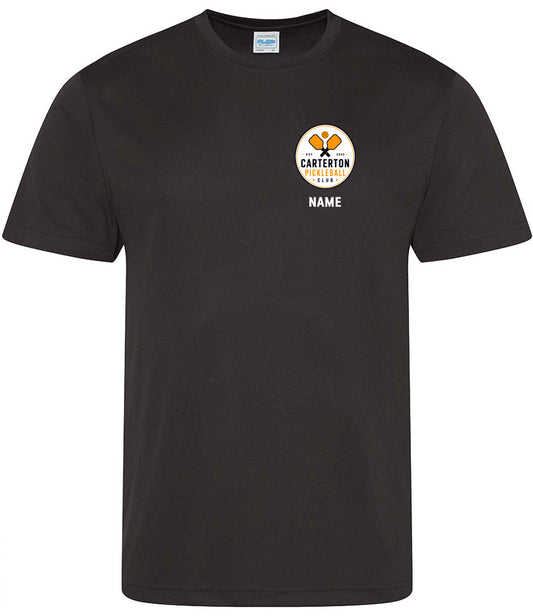 Carterton Pickleball Club Unisex Player Top [Colour – Jet Black]