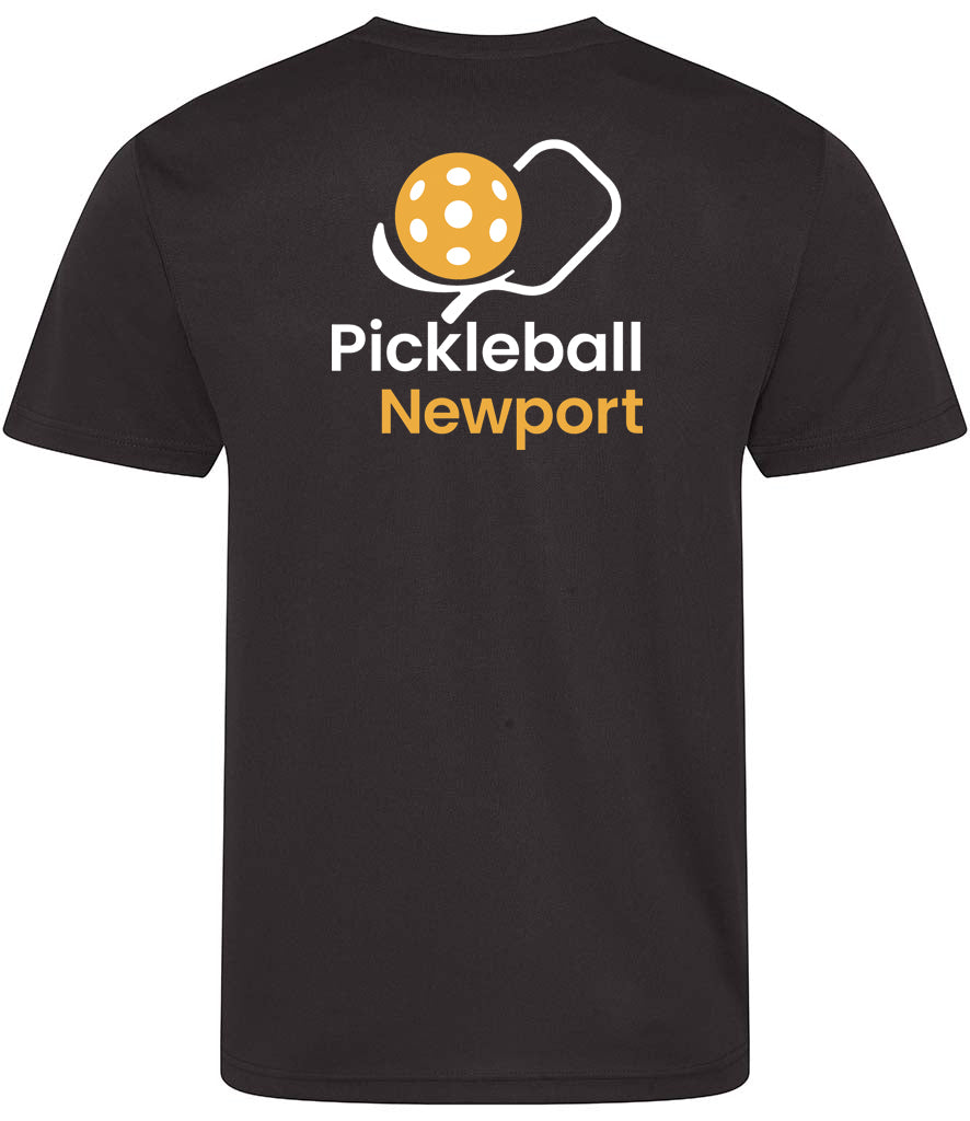 Pickleball Newport Unisex Player Top [Colour - Black]