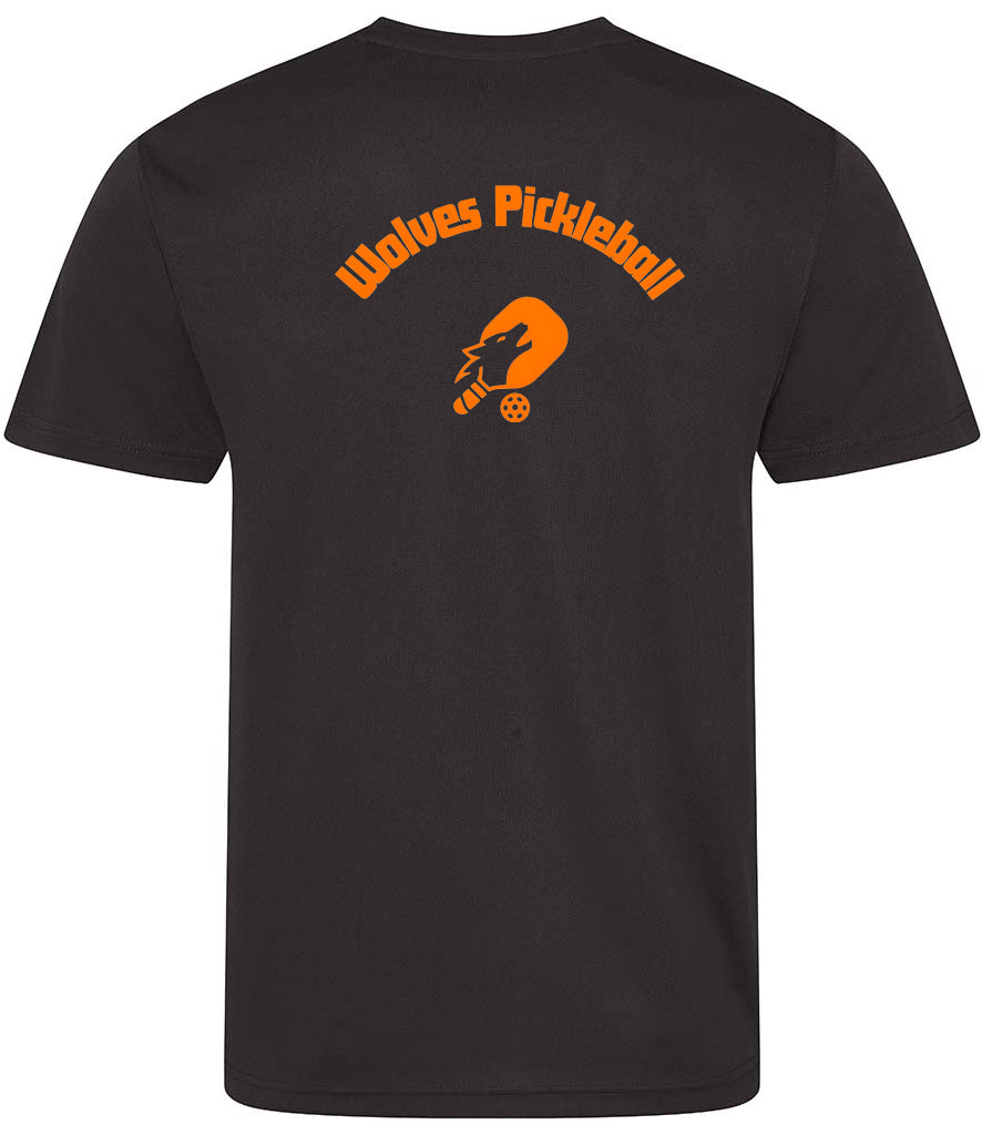 Wolves Pickleball Unisex Player Top [Colour - Jet Black]