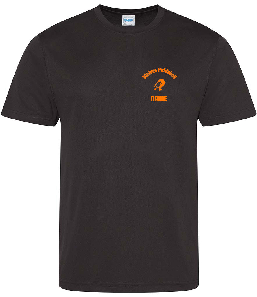 Wolves Pickleball Unisex Player Top [Colour - Jet Black]