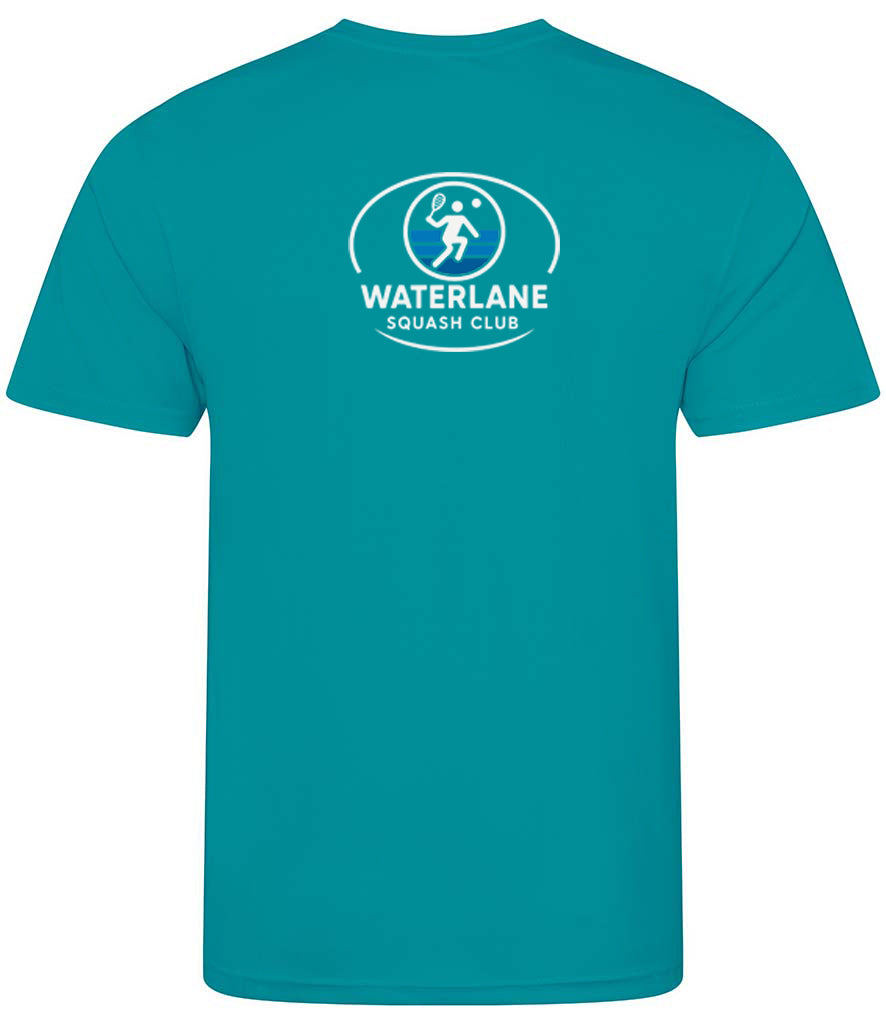 Waterlane Squash Club Unisex Player Top [Colour - Turquoise Blue]