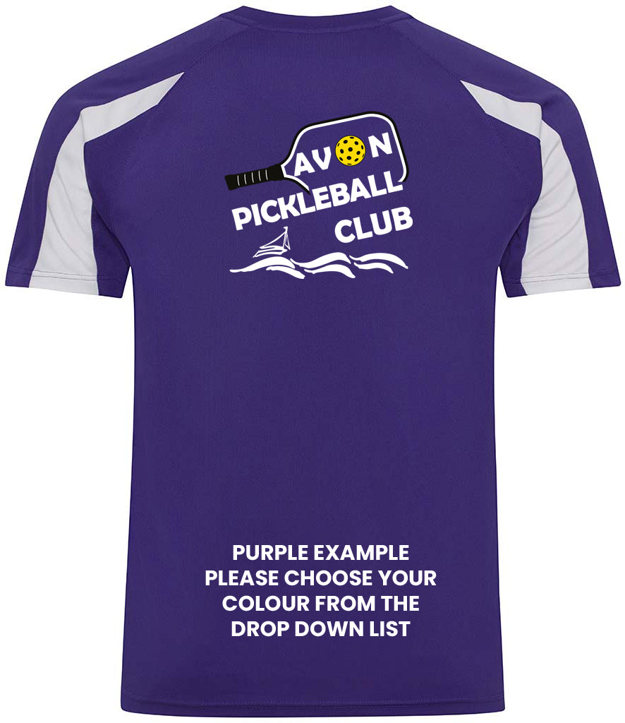 Avon Pickleball Unisex Contrast Player Top [Optional Colours]