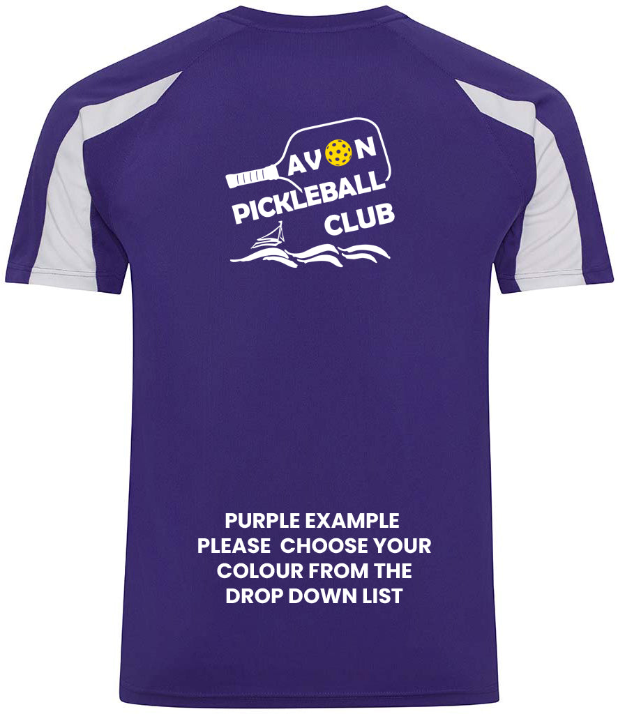Avon Pickleball Unisex Contrast Player Top [Optional Colours]
