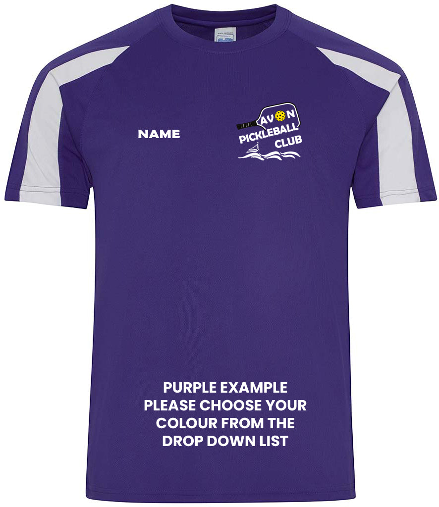 Avon Pickleball Unisex Contrast Player Top [Optional Colours]