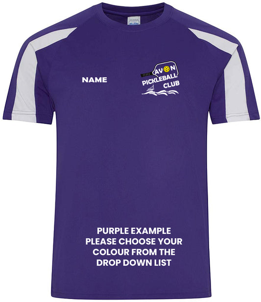Avon Pickleball Unisex Contrast Player Top [Optional Colours]