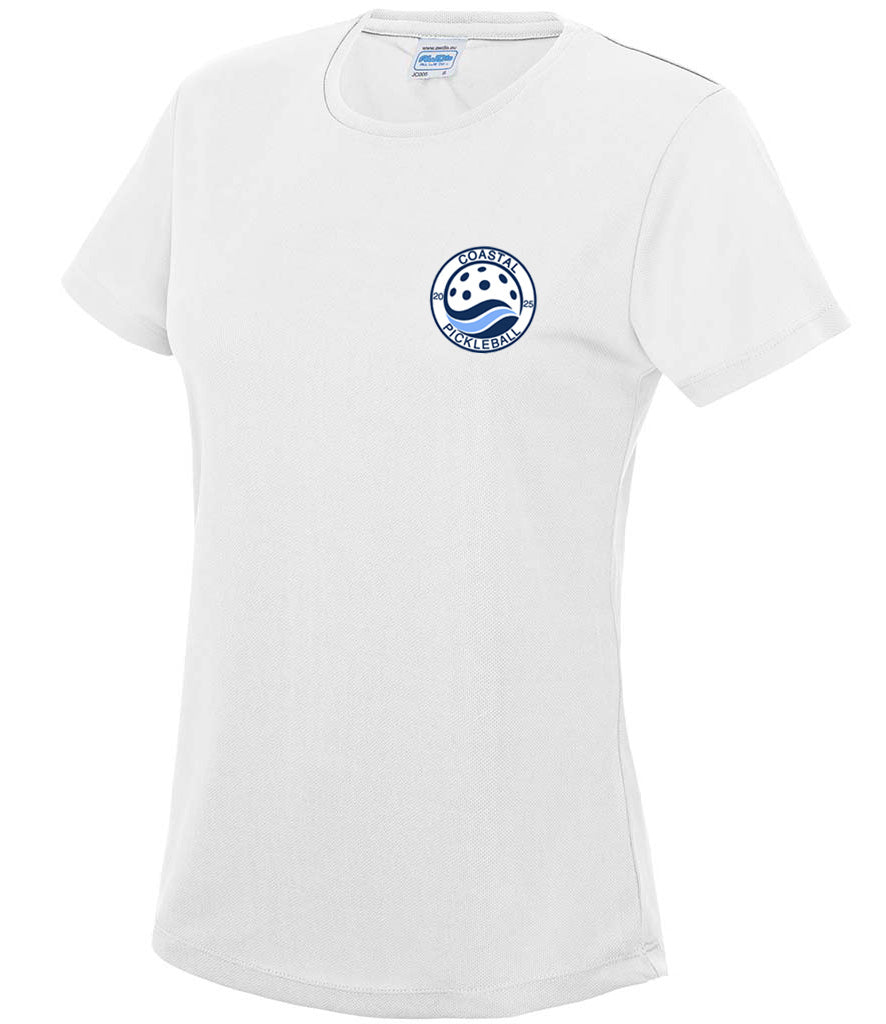 Coastal Pickleball Ladies Player Top [Colour – Arctic White]