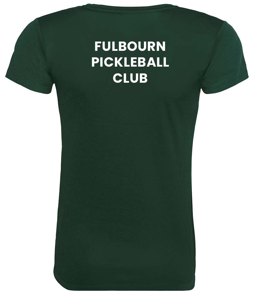 Fulbourn Pickleball Club Ladies Player Top [Colour – Bottle Green]