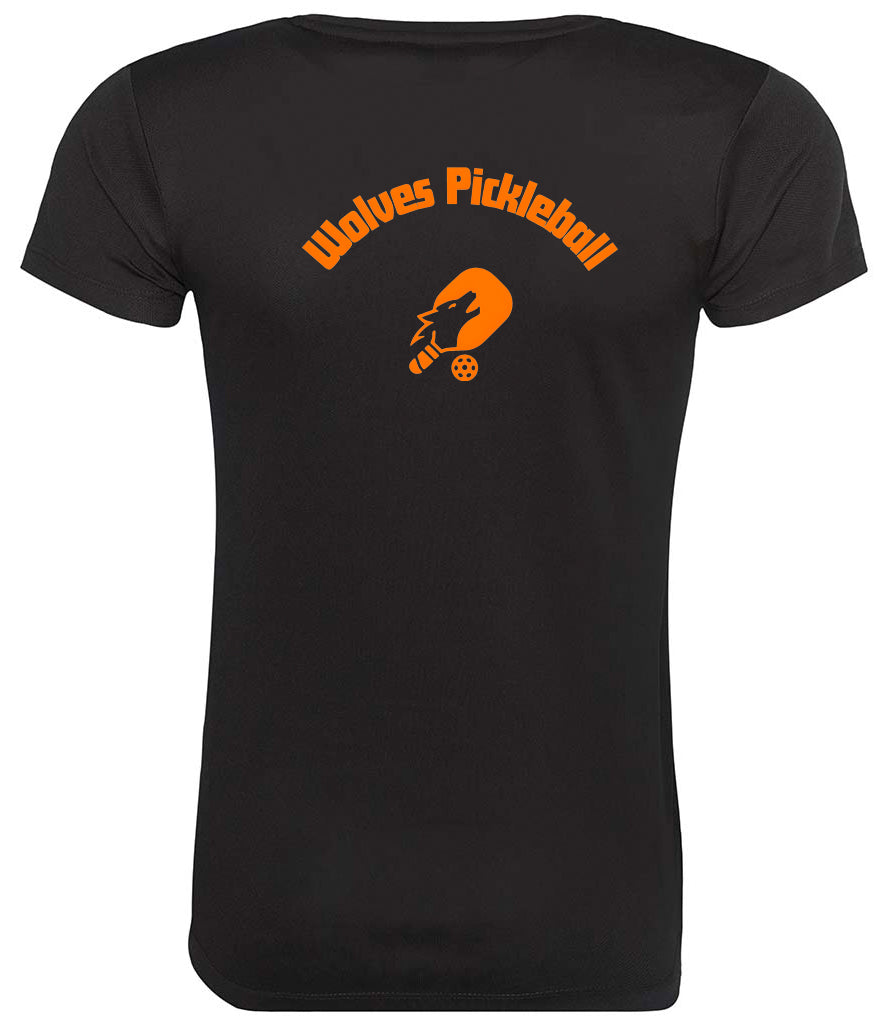 Wolves Pickleball Ladies Player Top [Colour - Jet Black]