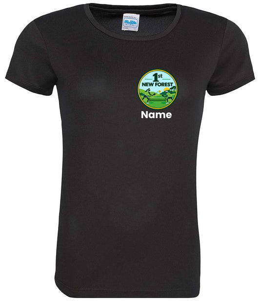 1st New Forest Ladies player Top [Colour - Jet Black]
