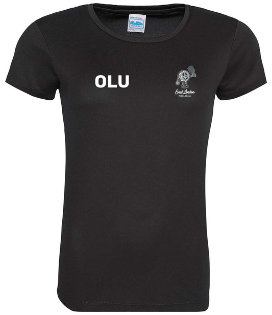 East London Pickleball Ladies player Top [Colour - Jet Black]