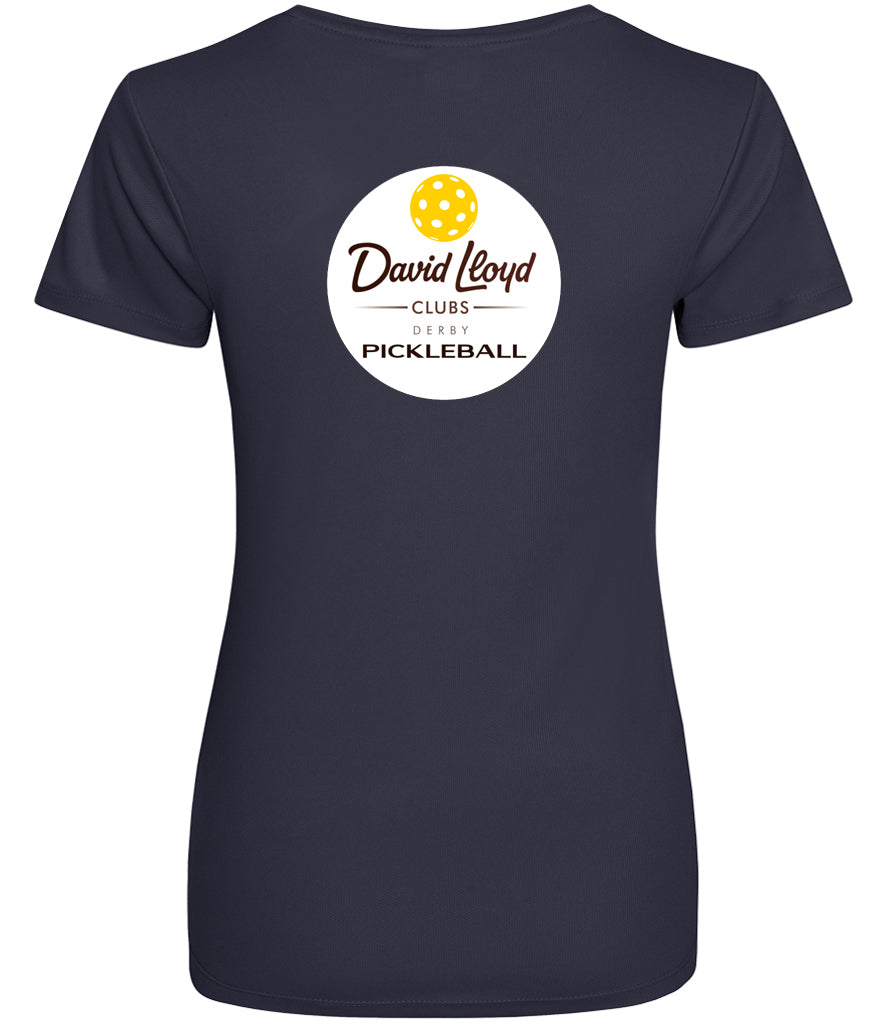 David Lloyd Derby Ladies Cool T Player Top [Colour - Oxford Navy]