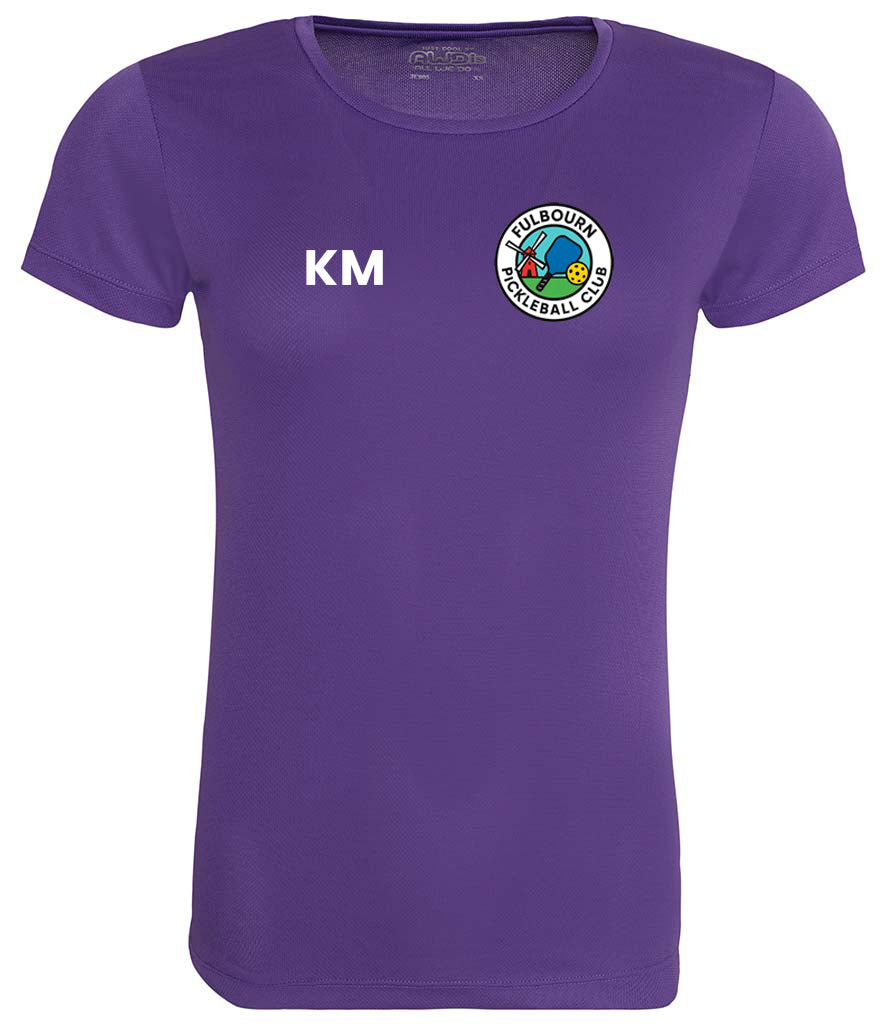 Fulbourn Pickleball Club Ladies Player Top [Colour – Purple]