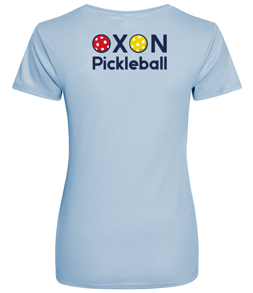 Oxon Pickleball Ladies Cool T Player Top [Colour - Sky Blue]