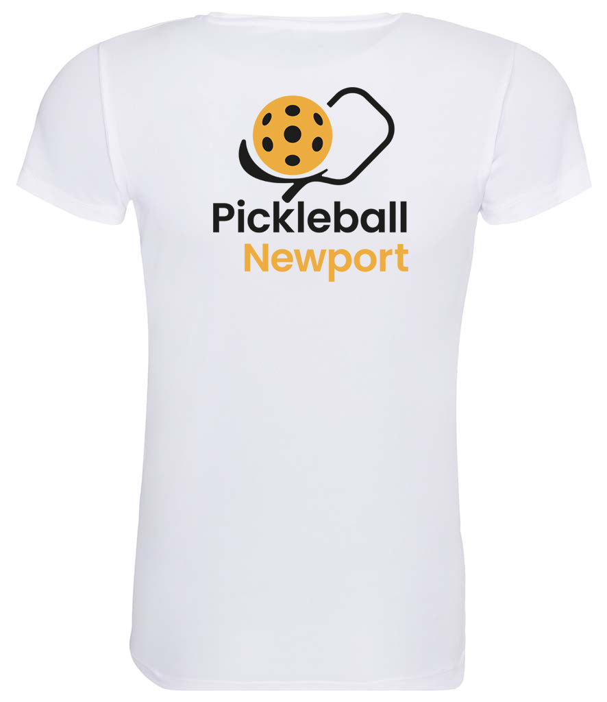 Pickleball Newport Ladies Cool T Player Top [Colour - White]