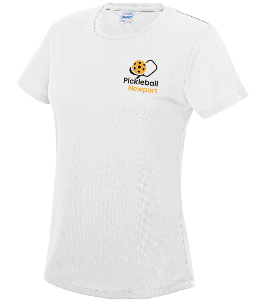 Pickleball Newport Ladies Cool T Player Top [Colour - White]