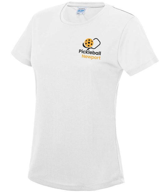 Pickleball Newport Ladies Cool T Player Top [Colour - White]