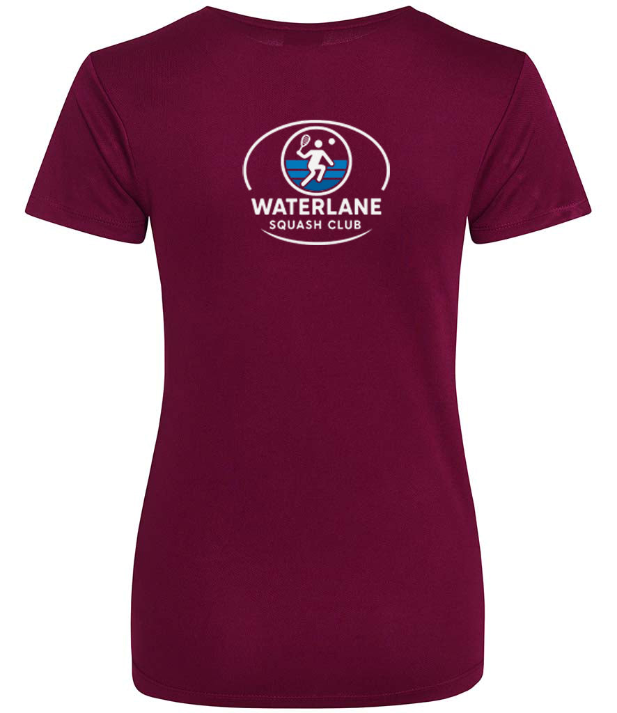 Waterlane Squash Club Ladies Player Top [Colour - Burgundy]